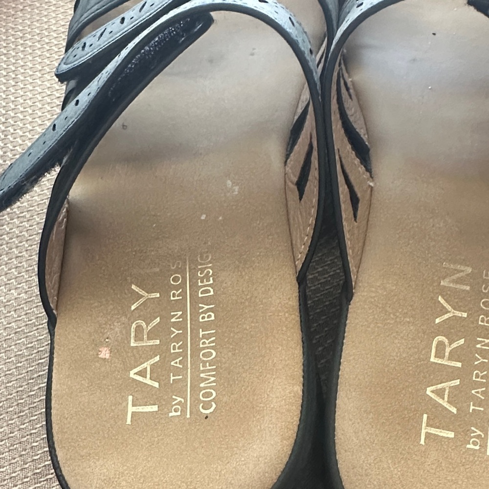 Taryn Rose Navy Women's Sandals - Picture 3 of 6